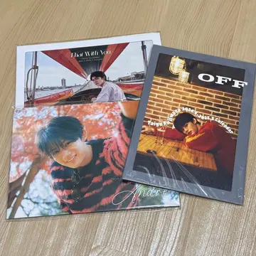 후지와라 다이스케 달력 3권 세트