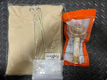 [ 새상품 ] 세카라이 5th 응원봉 & 후드티 ( 카멜 베이지 ) 세트