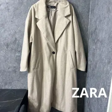 ZARA 베이지 오버 사이즈 롱 코트