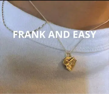 프랭크앤이지 러브레터 탑 아즈키 체인