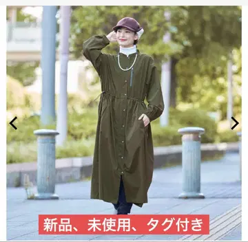 여성용 고발수 쉘 원피스 코트