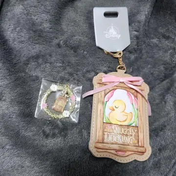 라푼젤 카드 홀더 귀여운 아기 오리 아크릴 참 Disney
