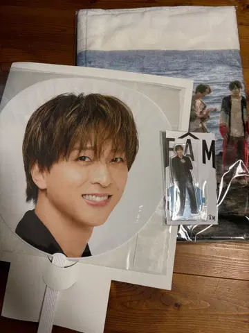 timelesz 테라니시 타쿠토 부채 아크릴 스탠드 타월