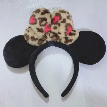 [ 새상품급 ] 디즈니 미니 레오파드 무늬 머리띠