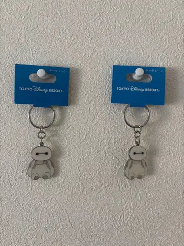 도쿄 디즈니 리조트 베이맥스 키 체인 2개 세트