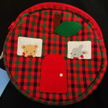 택 포함 미사용 새상품 파미리아 원형 파우치 XF