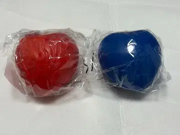 B'z FYOP 가챠가챠 릴렉세이션 하트 빨간색 파랑 세트 미사용