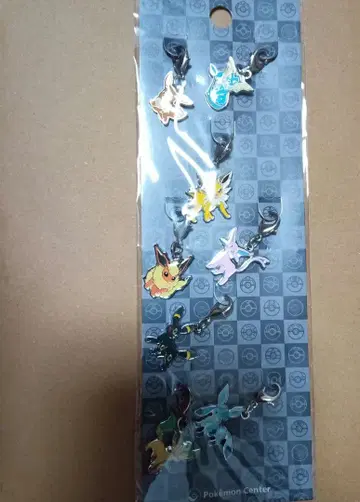 포켓몬 이브이 진화계 메탈 참 8개 세트