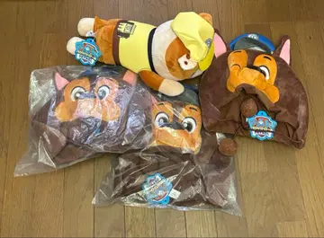 퍼피 구조대 봉제 인형 팬캡 초빅 봉제 인형 4개