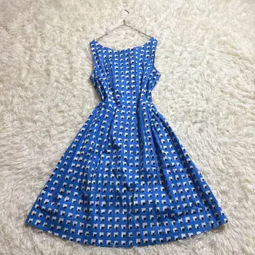 케이트 스페이드 뉴욕 플레어 원피스 무릎 기장 올 패턴