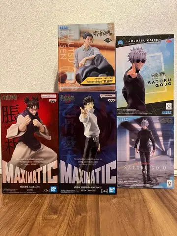 주술회전 피규어 5체 세트