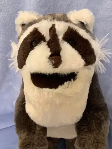 샤크렐 플래닛 봉제 인형 너구리