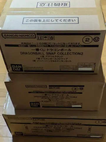 1 로트 제일복권 드래곤볼 스냅 컬렉션2 미개봉 새상품 총 81점