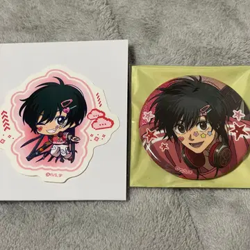 사카모토 데이즈 데코라 나구모 캔뱃지 미니 캐릭터 스티커 팝업