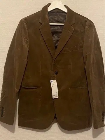 GU 베이지 테일러드 자켓 & 팬츠 셋업 S