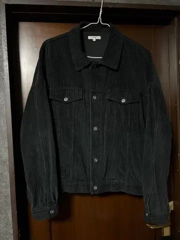 코듀로이 자켓 도넛 버튼 T 백