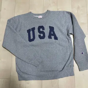 챔피온 빨간색 택 복각 made in usa 잉크 리버스 위브