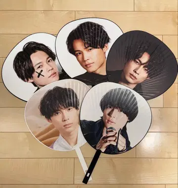 SixTONES 마츠무라 호쿠토 부채 5개 묶음 판매