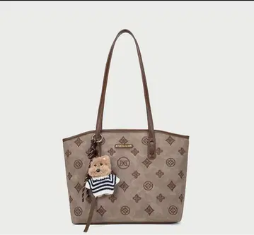 토트백 스트라이프 안감 참 포함 대용량