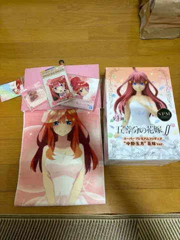 5등분의 신부 마츠리 피규어, 타월, 스티커, 아크릴 스탠드 4세트