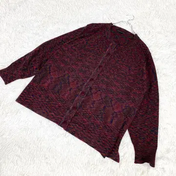 중간 두께 가디건 빈티지 레트로 LL 사이즈