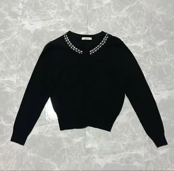 TOTALITE 비쥬 가디건 블랙 면100%