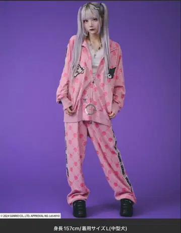 GAlFY 쿠로미 저지 핑크 팬츠만 중형견 사이즈