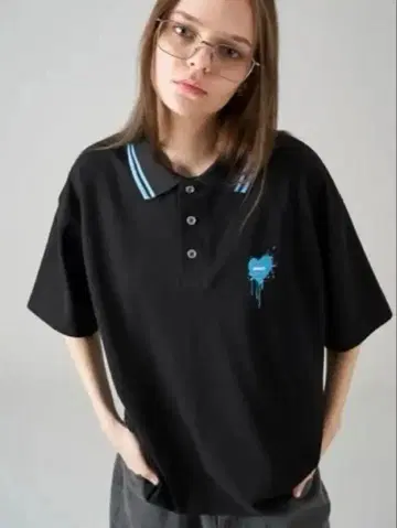 ONCILY 드로 코드 사슴 피케 셔츠