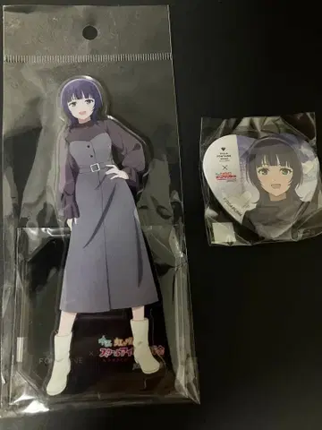 니지가사키 아사카 카린 아크릴 스탠드 & 캔뱃지