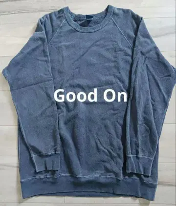 Good On 래글런 크루 맨투맨 / 피그먼트 다이 네이비 / L