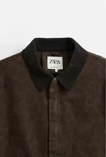 ZARA 레오파드 무늬 브라운 자켓