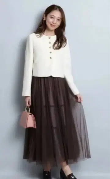 저스길리티 레이어튤 스커트