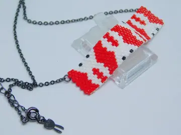 새상품 미개봉 CUNE 큔 비즈 목걸이 토끼 액세서리