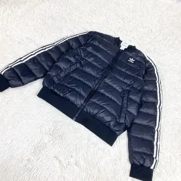 아디다스 다운 자켓 블루종 블랙 S 사이즈
