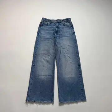 ZARA blue wide denim