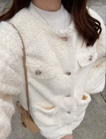 GRL 케이블 퍼 자켓