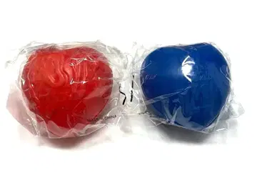 B'z FYOP 가챠 릴렉세이션 하트 빨간색 파랑 세트