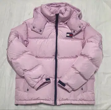 TOMMY JEANS 다운 S 사이즈 핑크