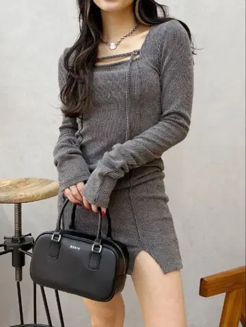 EVRIS 컷 타이트 미니 원피스 완판템