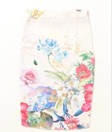 MARCIANO Ginger Ribbed 프린트 스커트