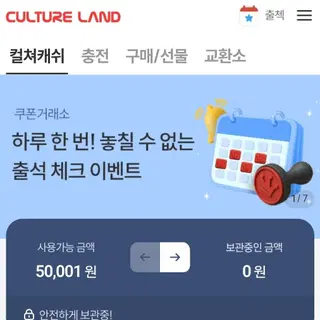 번개장터 컬쳐캐쉬 매물 예시