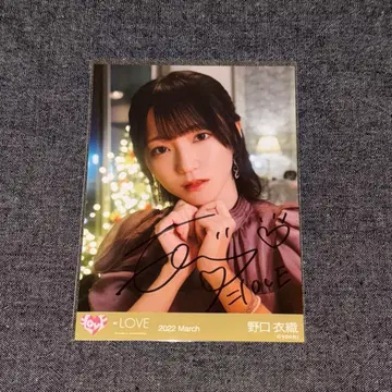 =LOVE 이코러브 노구치 이오리 브로마이드 The 5th 친필