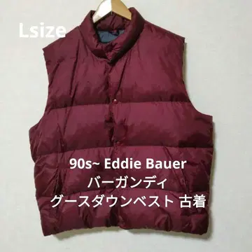 90s 에디 바우어 버건디 구스 다운 베스트 구제 의류