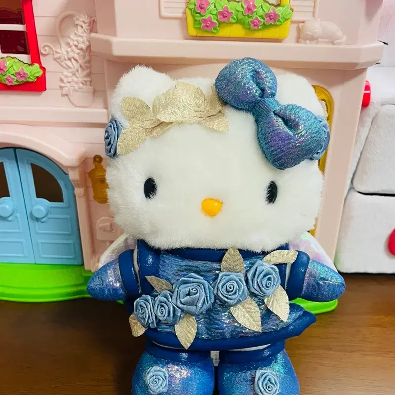 고전 키티 인형 블루로즈 엔젤