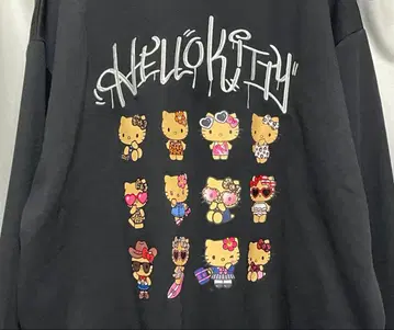 산리오 헬로키티 일광화상 키티 트레이닝복 맨투맨 풀오버