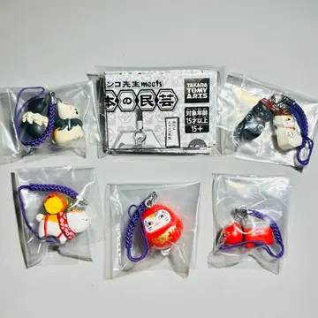 전 5종 컴프 세트 나츠메 우인장 냥코센세 meets 일본 민예 가챠