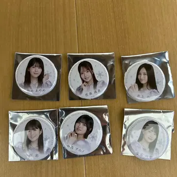 아이돌 핀 배지 6개 세트