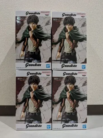 진격의 거인 엘렌 예거 glandista 피규어 4체 세트