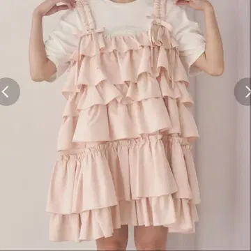 merry jenny 휘핑 크림 미니 원피스