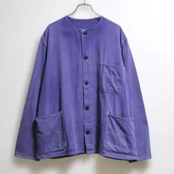 [60s] 헤링본 노카라 프렌치 워크 자켓 프랑스제